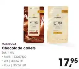 HANOS Callebaut Chocolade callets aanbieding