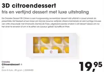 HANOS Creades Citroendessert aanbieding