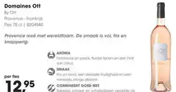 HANOS Domaines Ott aanbieding