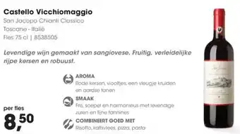 HANOS Castello Vicchiomaggio aanbieding