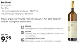 HANOS Fantinel Friuli aanbieding