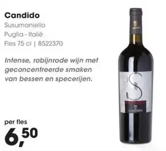 HANOS Candido Susumaniello Puglia aanbieding