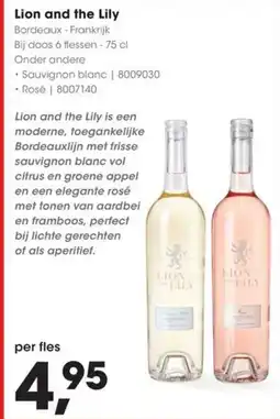 HANOS Lion and the Lily aanbieding