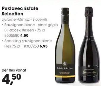 HANOS Puklavec Estate Selection aanbieding