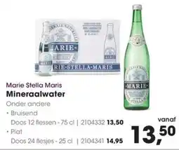 HANOS Marie Stella Maris Mineraalwater aanbieding