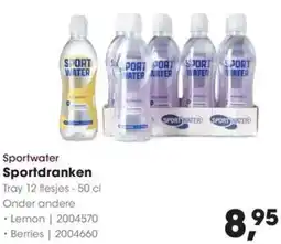 HANOS Sportwater Sportdranken aanbieding