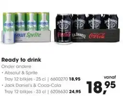 HANOS Absolut & Sprite aanbieding