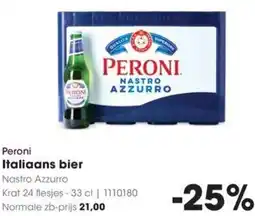 HANOS Peroni Italiaans bier aanbieding