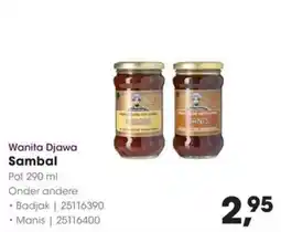 HANOS Wanita Djawa Sambal aanbieding