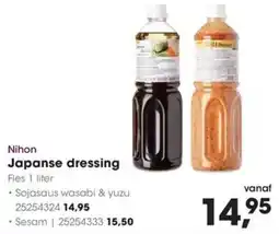 HANOS Nihon Japanse dressing aanbieding