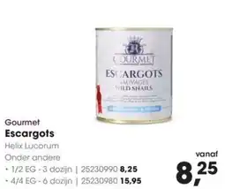 HANOS Gourmet Escargots aanbieding