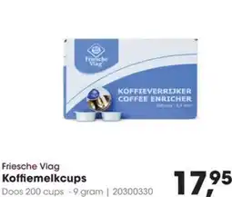 HANOS Friesche Vlag Koffiemelkcups aanbieding