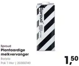 HANOS Sproud Plantaardige melkvervanger aanbieding