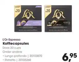 HANOS L'Or Espresso Koffiecapsules aanbieding