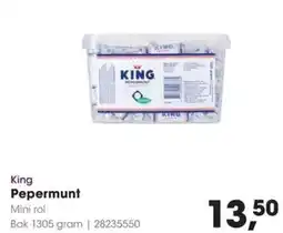 HANOS King Pepermunt Mini rol aanbieding