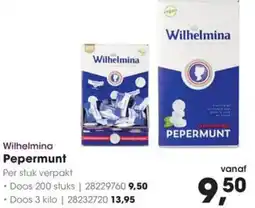 HANOS Wilhelmina Pepermunt aanbieding