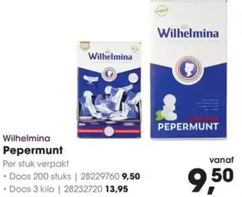 HANOS Wilhelmina Pepermunt aanbieding