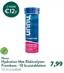 Holland & Barrett Hydration Met Elektrolyten Framboos - 10 bruistabletten aanbieding