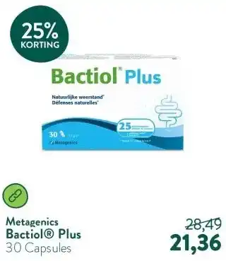 Holland & Barrett Bactiol® Plus aanbieding