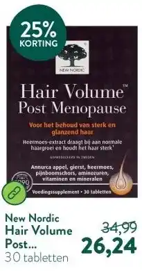 Holland & Barrett Hair Volume Post Menopause aanbieding