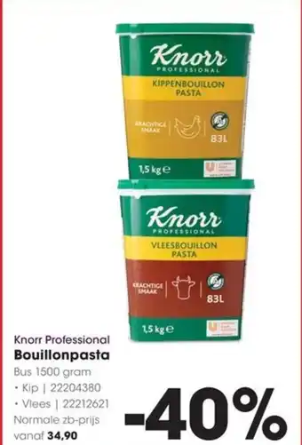 HANOS Knorr Professional Bouillonpasta aanbieding
