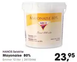 HANOS HANOS Selektie Mayonaise 80% aanbieding