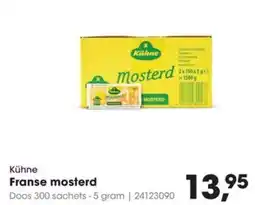 HANOS Kühne Franse mosterd aanbieding