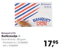 HANOS Banquet d'Or Ruitbroodje aanbieding