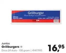 HANOS Jumbo Grillburgers aanbieding