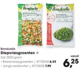 HANOS Bonduelle Diepvriesgroenten aanbieding