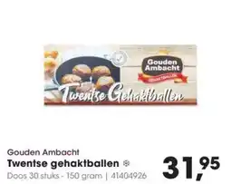 HANOS Gouden Ambacht Twentse gehaktballen aanbieding