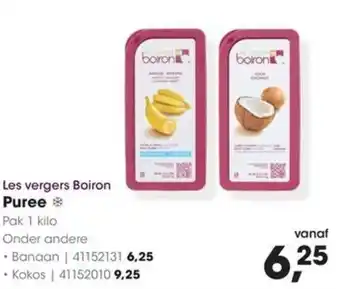 HANOS Les vergers Boiron Puree aanbieding