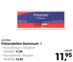HANOS Jumbo Frikandellen Summum aanbieding