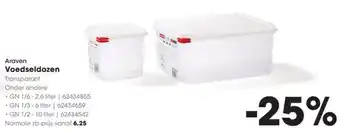 HANOS Araven Voedseldozen aanbieding