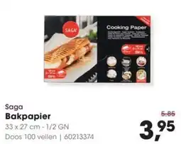 HANOS Saga Bakpapier aanbieding