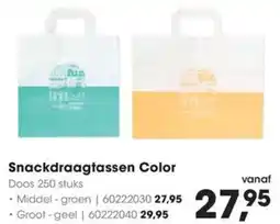 HANOS Snackdraagtassen Color aanbieding
