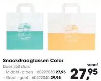 HANOS Snackdraagtassen Color aanbieding