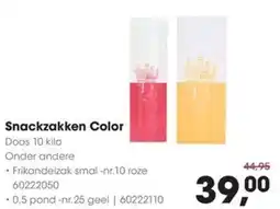 HANOS Snackzakken Color aanbieding