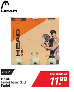 Daka Sport HEAD Padel Team 3x3 Padel aanbieding