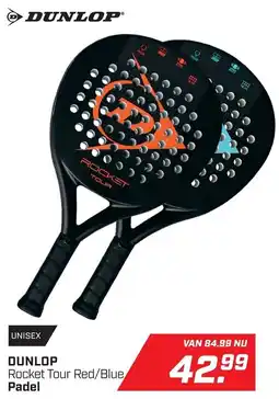 Daka Sport DUNLOP Rocket Tour Red/Blue Padel aanbieding