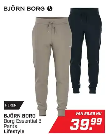 Daka Sport BJÖRN BORG Borg Essential 5 Pants Lifestyle aanbieding