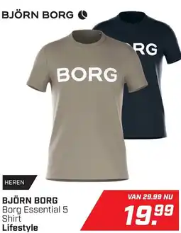 Daka Sport BJÖRN BORG Borg Essential 5 Shirt Lifestyle aanbieding