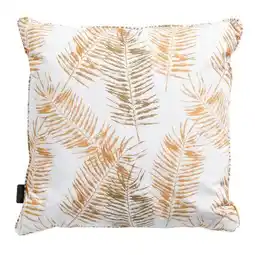 Praxis Madison sierkussen Flora geel 46x46cm aanbieding