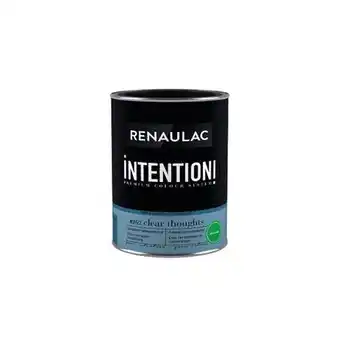 Praxis Renaulac muur- en plafondverf Intention Clear Thought extra mat 1L aanbieding