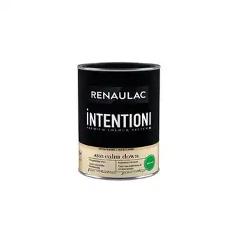 Praxis Renaulac muur- en plafondverf Intention Calm Down extra mat 1L aanbieding