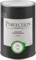 Praxis Perfection muurverf Ultradekkend mat fluweel grijs 1L aanbieding