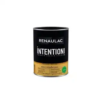 Praxis Renaulac muur- en plafondverf Intention Sunbeam extra mat 1L aanbieding