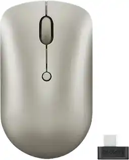 Coolblue Lenovo 540 USB C Compacte Draadloze Muis Zand aanbieding