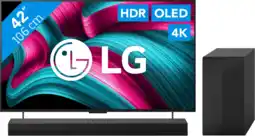 Coolblue LG 42 OLED EVO C54 4K (2025) + LG DS60TR aanbieding