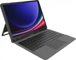 Coolblue BlueBuilt Samsung Galaxy Tab S9 FE Plus/S10 Plus Toetsenbord Hoes QWERTY Zwart aanbieding